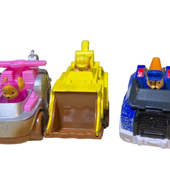 Paw Patrol True Metal Off Road Mud And Snow Diecast Vehicles Lot of 3 - Picture 7 of 12